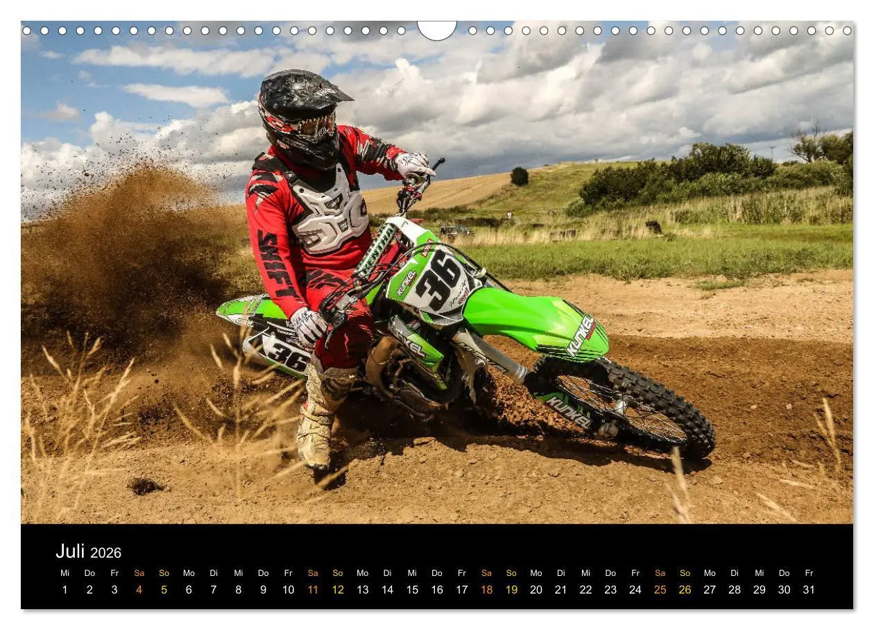Bild: 9783457896181 | MX Racing 2026 (Wandkalender 2026 DIN A3 quer), CALVENDO...
