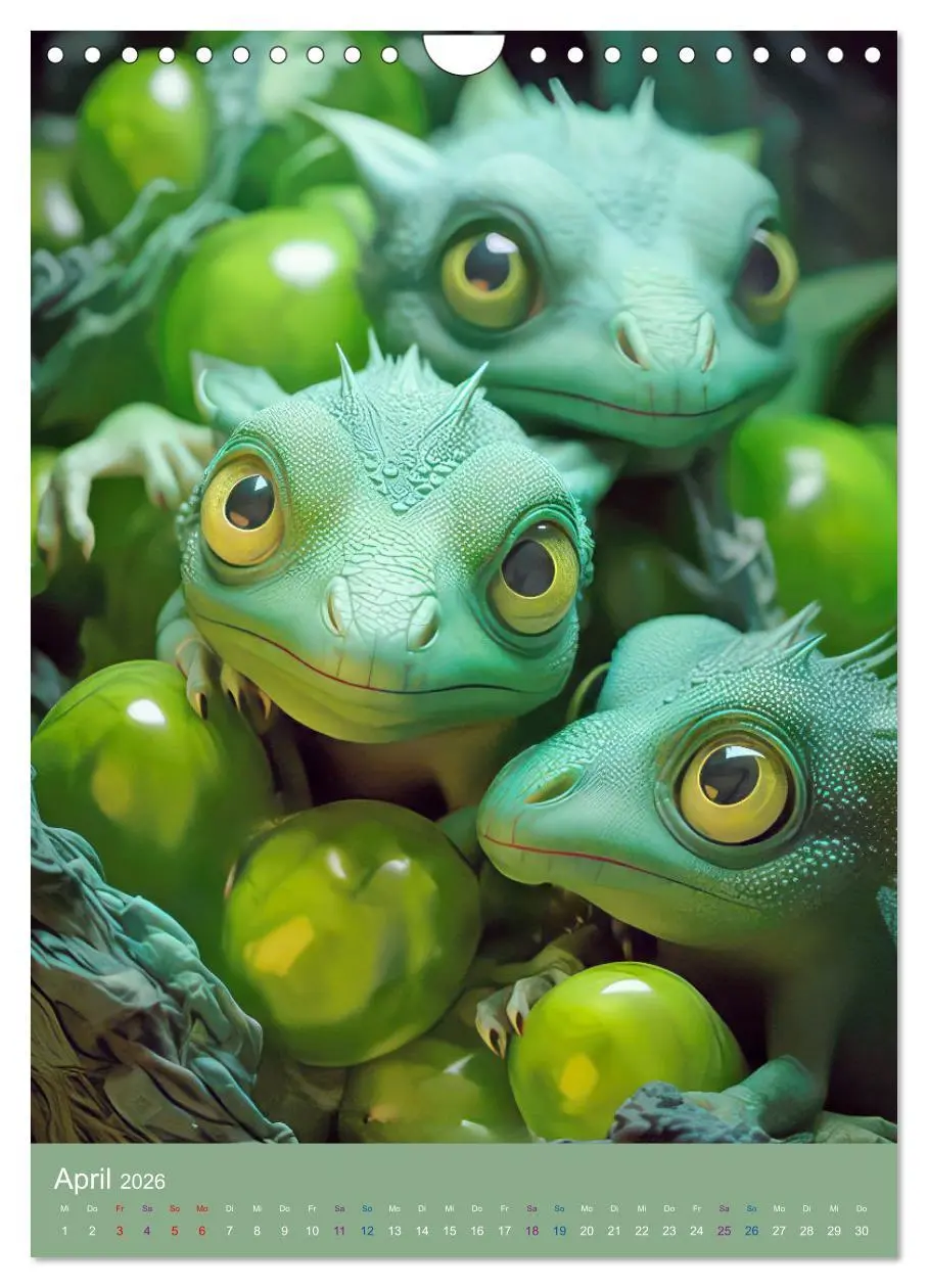 Bild: 9783516296181 | Sagenland der Drachen (Wandkalender 2026 DIN A4 hoch), CALVENDO...
