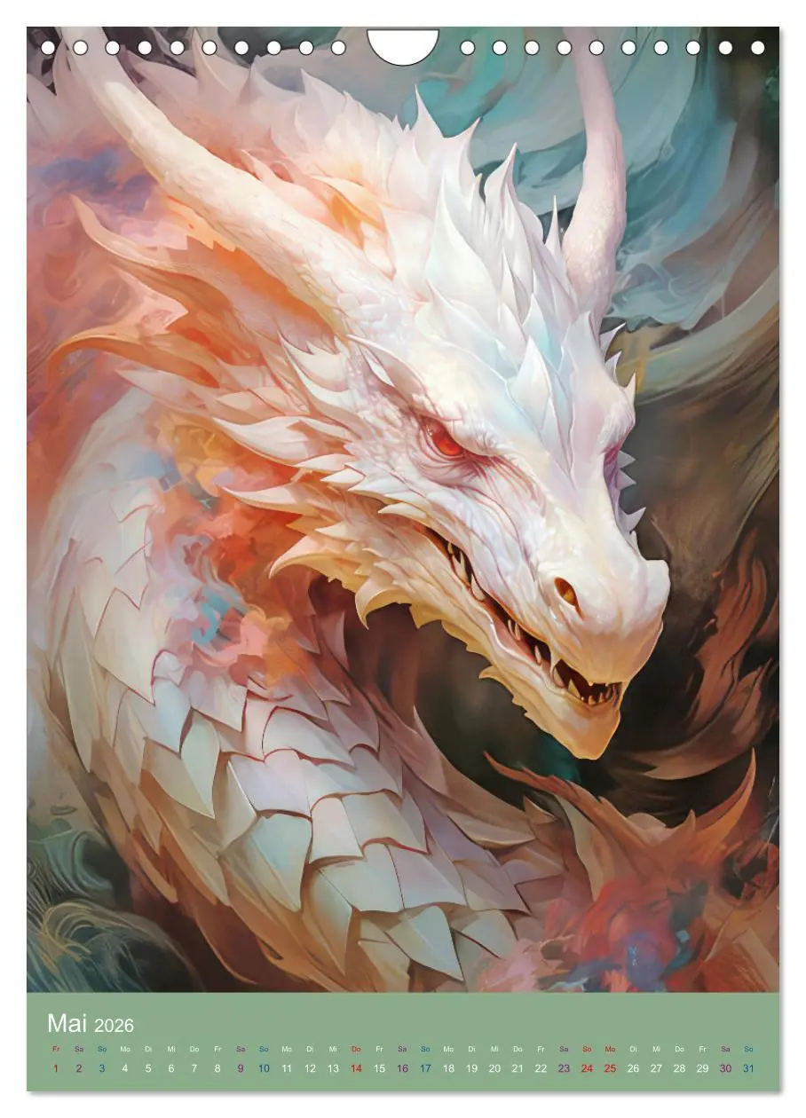 Bild: 9783516296181 | Sagenland der Drachen (Wandkalender 2026 DIN A4 hoch), CALVENDO...
