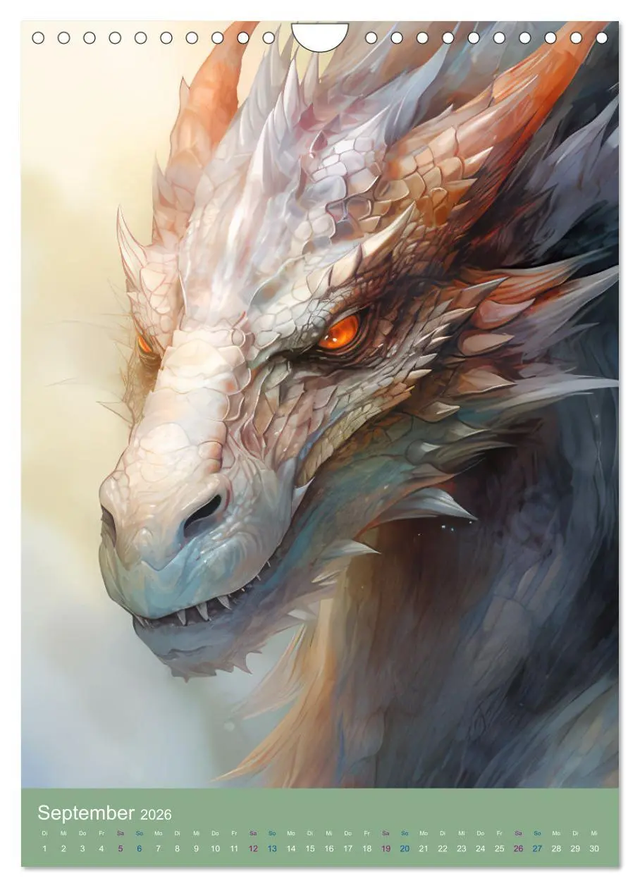 Bild: 9783516296181 | Sagenland der Drachen (Wandkalender 2026 DIN A4 hoch), CALVENDO...