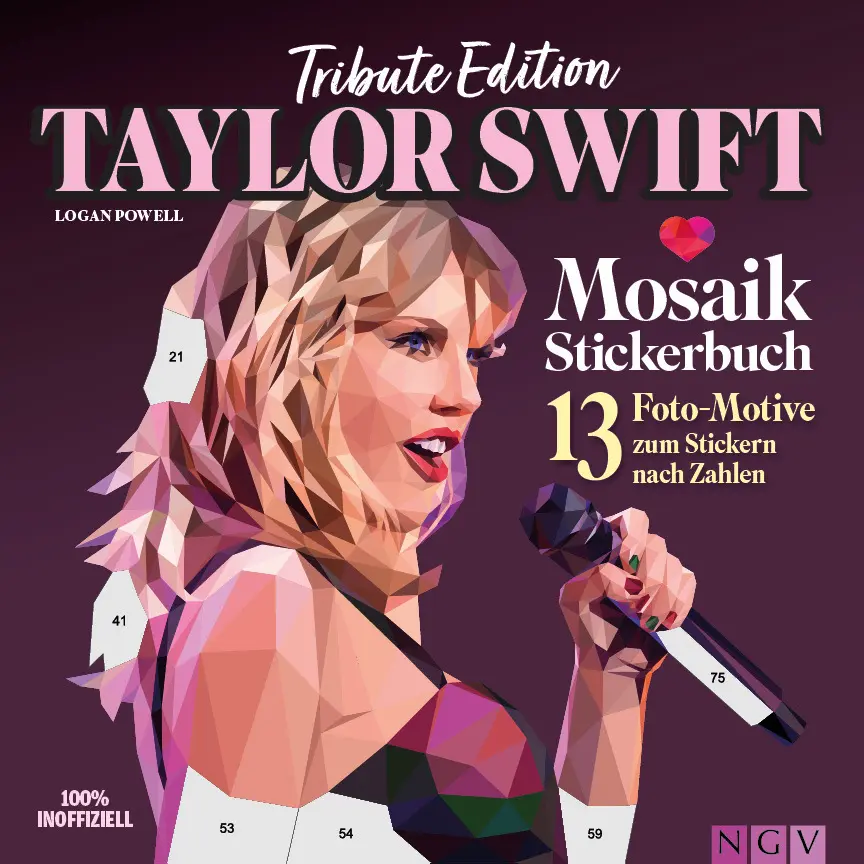 Cover: 9783625196181 | Taylor Swift Mosaik-Stickerbuch I Tribute Edition | Powell (u. a.)