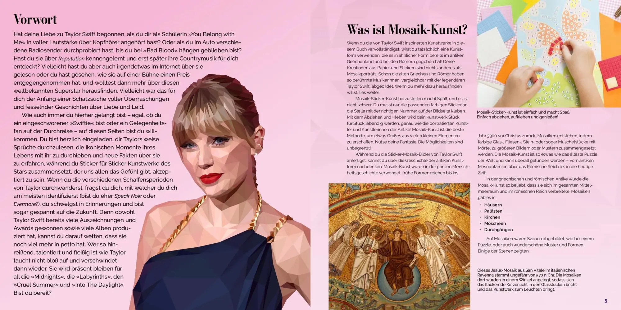 Bild: 9783625196181 | Taylor Swift Mosaik-Stickerbuch I Tribute Edition | Powell (u. a.)