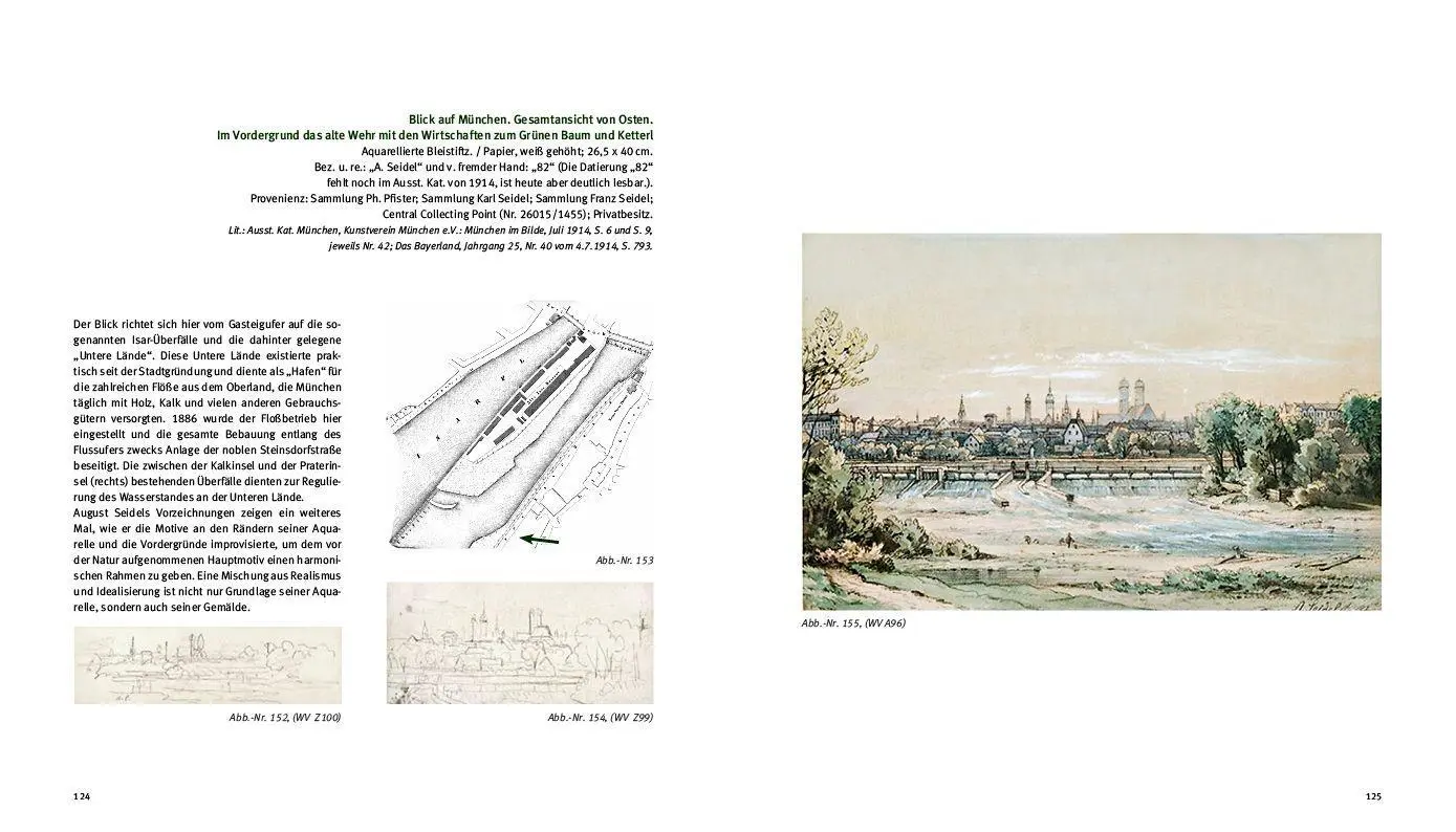 Bild: 9783874376181 | August Seidel | Romantische Aquarelle von Alt-München | Buch | 288 S.