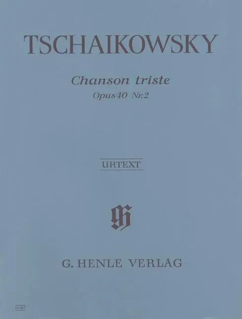 Cover: 9790201806181 | Chanson Triste Op.40 No.2 | Peter Iljitsch Tschaikowsky | Taschenbuch