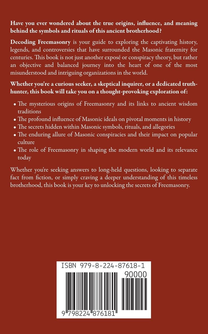 Rückseite: 9798224876181 | Decoding Freemasonry | Francisco Andrade | Taschenbuch | Englisch