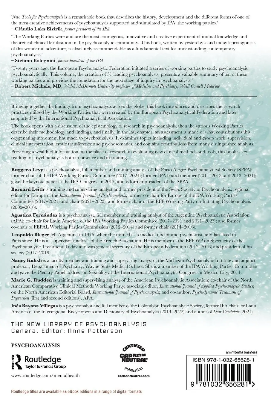 Rückseite: 9781032656281 | New Tools for Psychoanalysis | Ruggero Levy (u. a.) | Taschenbuch