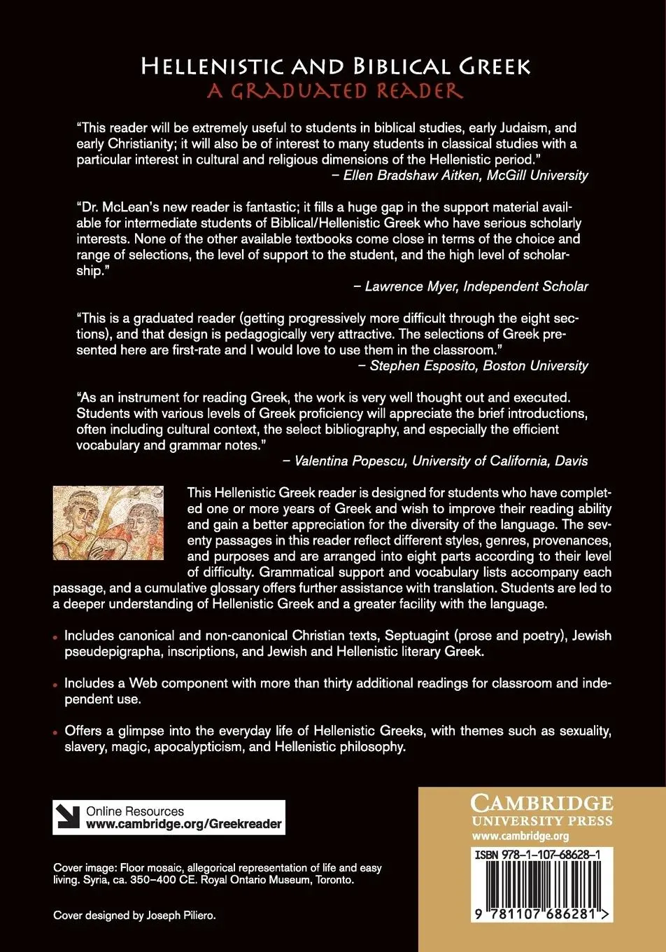 Rückseite: 9781107686281 | Hellenistic and Biblical Greek | B. H. McLean | Taschenbuch | Englisch