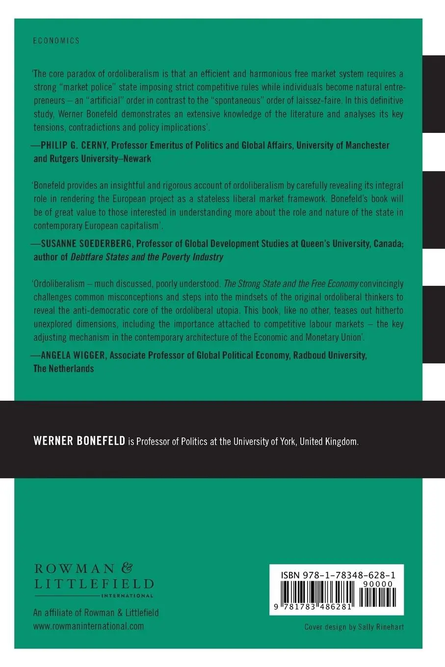 Rückseite: 9781783486281 | Strong State and the Free Economy | Werner Bonefeld | Taschenbuch