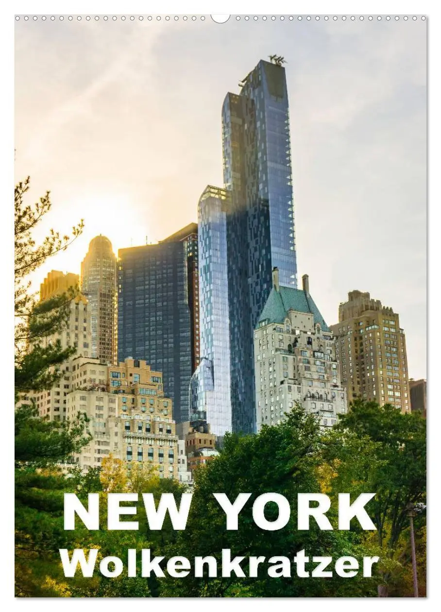 Cover: 9783516426281 | New York Wolkenkratzer (Wandkalender 2026 DIN A2 hoch), CALVENDO...