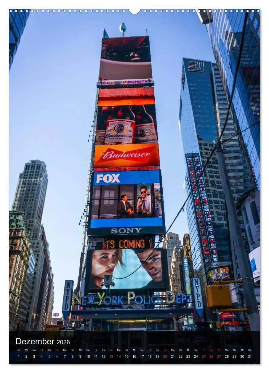 Bild: 9783516426281 | New York Wolkenkratzer (Wandkalender 2026 DIN A2 hoch), CALVENDO...