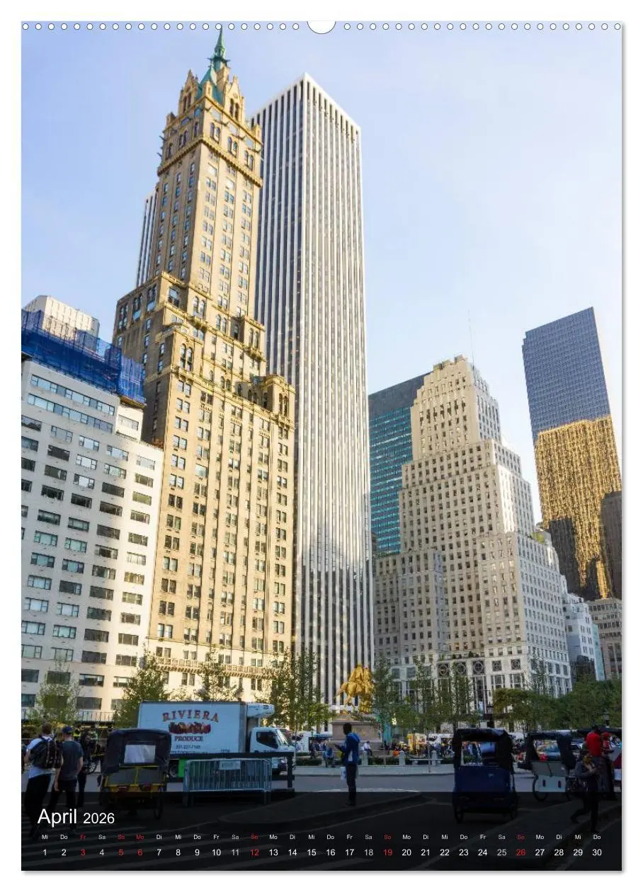 Bild: 9783516426281 | New York Wolkenkratzer (Wandkalender 2026 DIN A2 hoch), CALVENDO...