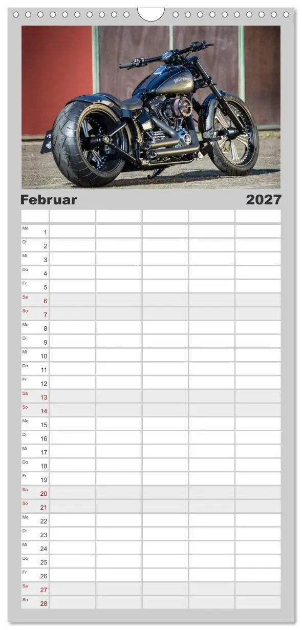 Bild: 9783594336281 | Familienplaner 2027 - Exklusive Best of Fat Ass Custombike Edition,...