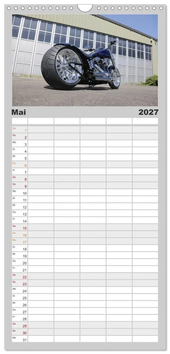 Bild: 9783594336281 | Familienplaner 2027 - Exklusive Best of Fat Ass Custombike Edition,...