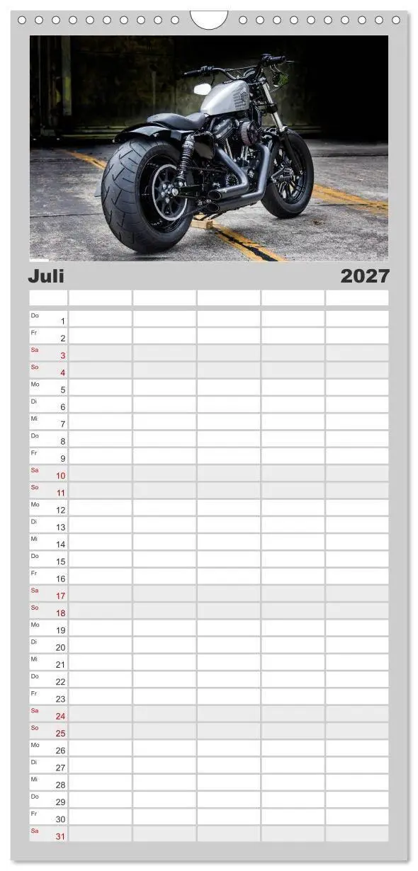 Bild: 9783594336281 | Familienplaner 2027 - Exklusive Best of Fat Ass Custombike Edition,...