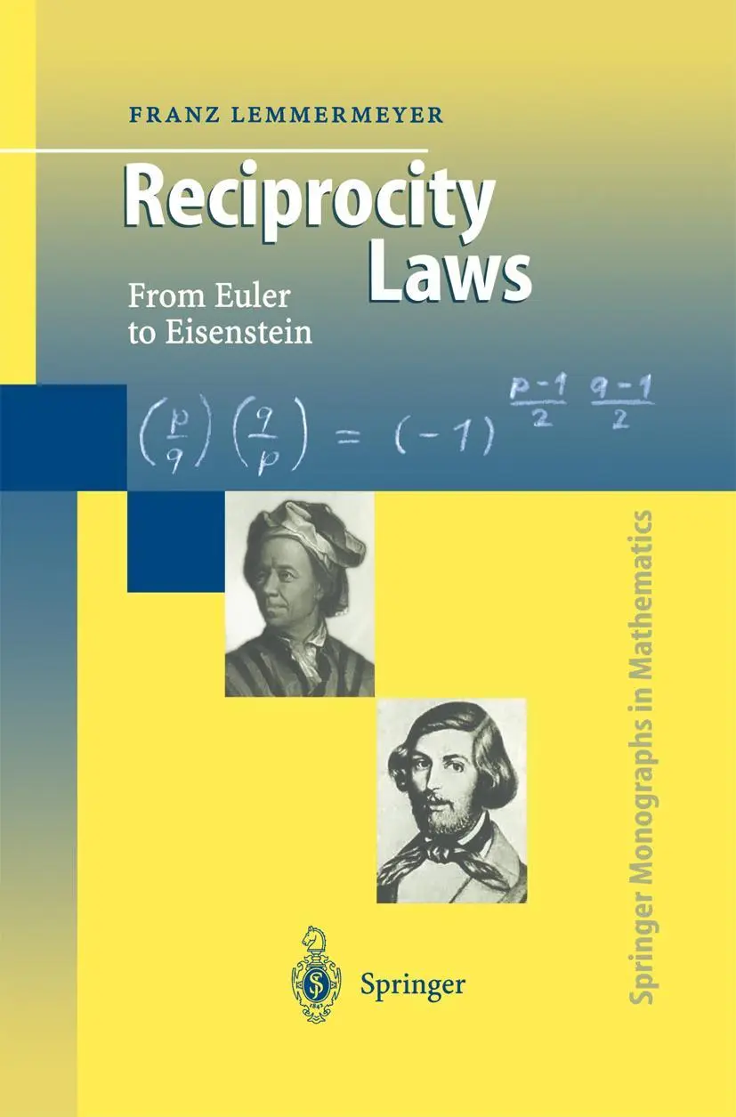 Cover: 9783642086281 | Reciprocity Laws | From Euler to Eisenstein | Franz Lemmermeyer | Buch