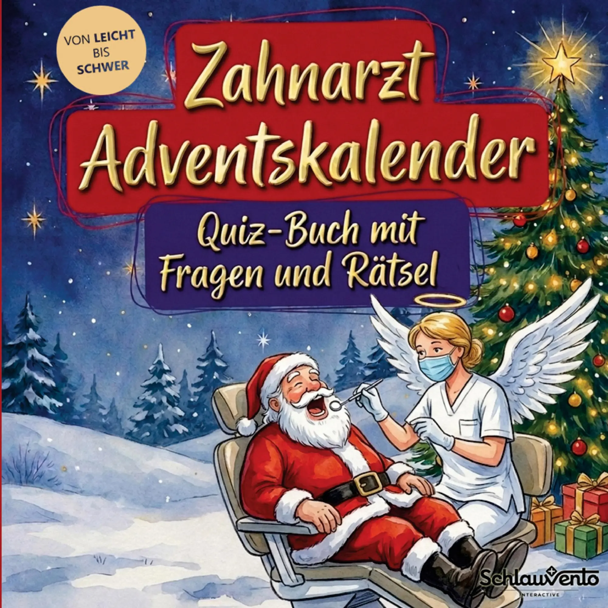 Cover: 9783693196281 | Zahnarzt-Adventskalender: Quiz-Buch mit Fragen und Rätsel | Buch