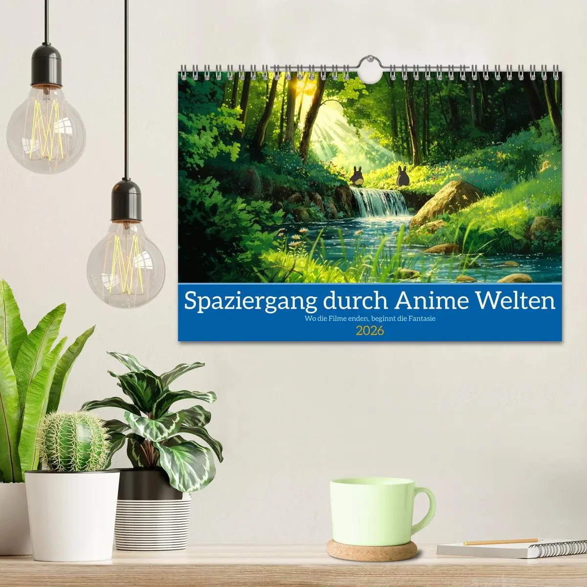 Bild: 9783457256381 | Spaziergang durch Anime Welten (Wandkalender 2026 DIN A4 quer),...