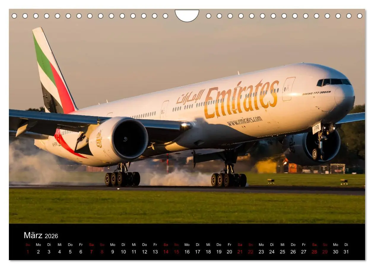 Bild: 9783457876381 | Leidenschaft Flugzeuge (Wandkalender 2026 DIN A4 quer), CALVENDO...