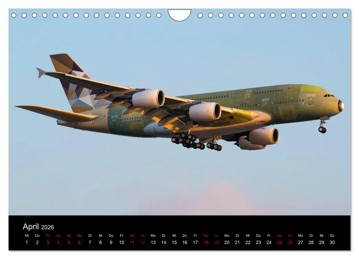 Bild: 9783457876381 | Leidenschaft Flugzeuge (Wandkalender 2026 DIN A4 quer), CALVENDO...