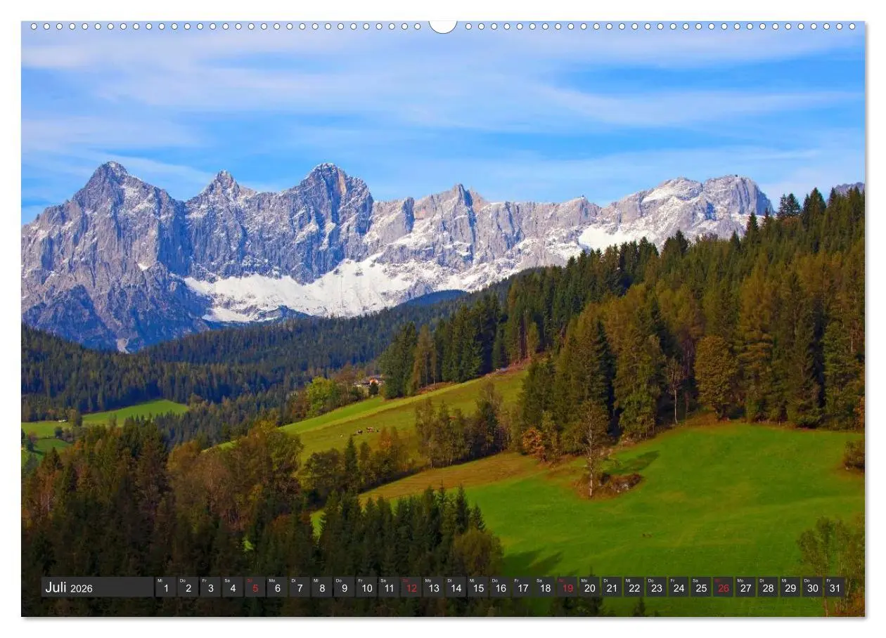 Bild: 9783457946381 | Der Hohe Dachstein (hochwertiger Premium Wandkalender 2026 DIN A2...