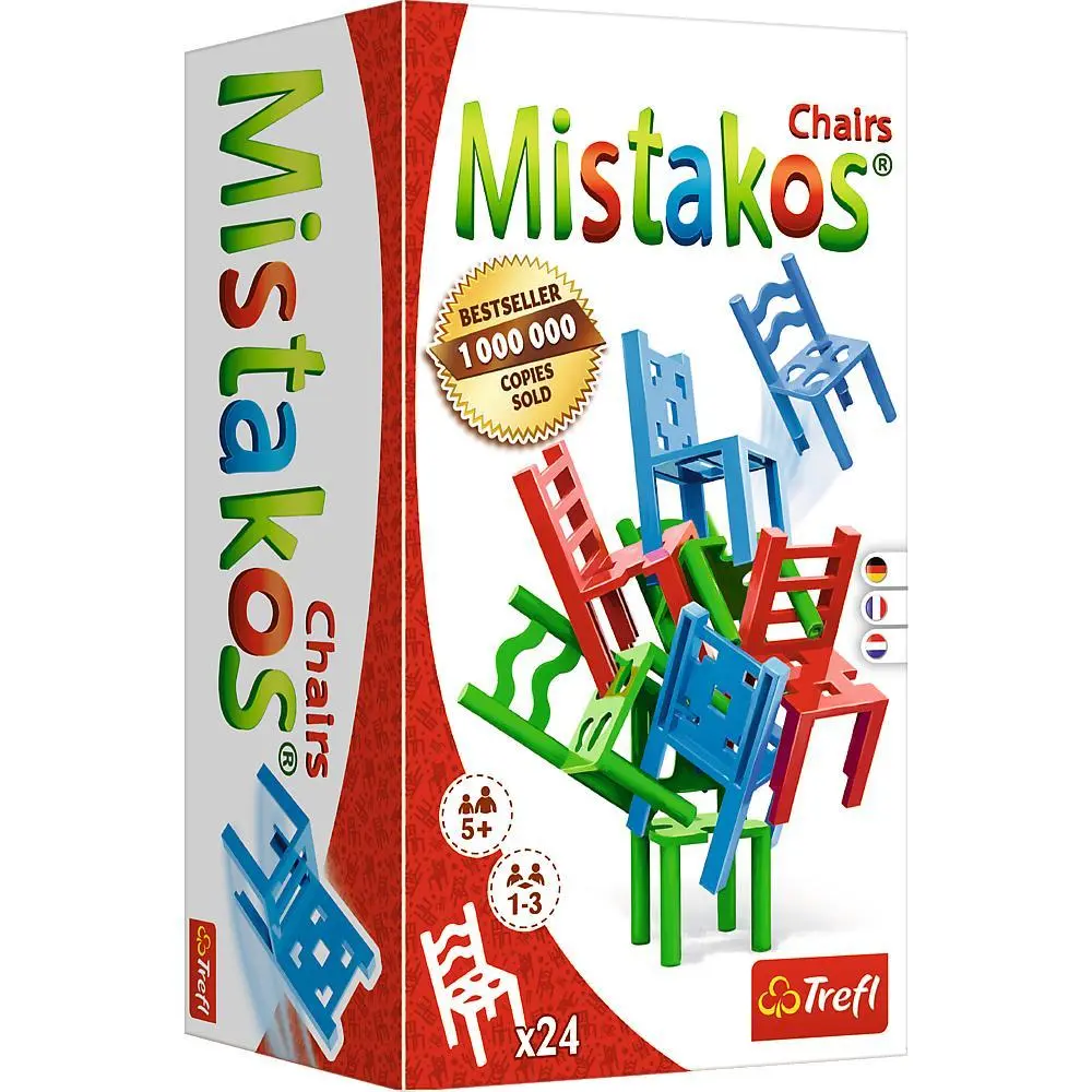 Cover: 5900511026481 | Mistakos Stühle für 3 Spieler | Spiel | Deutsch | 2023 | Trefl SA