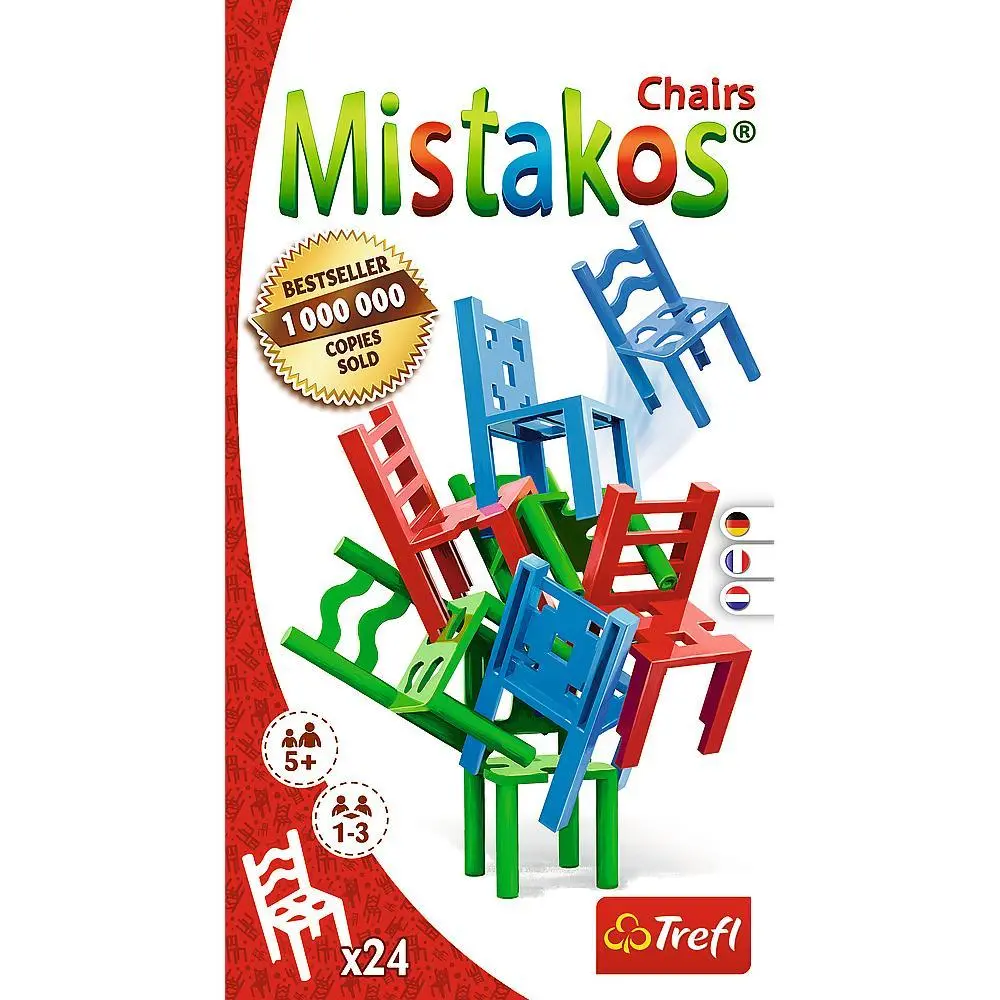 Bild: 5900511026481 | Mistakos Stühle für 3 Spieler | Spiel | Deutsch | 2023 | Trefl SA