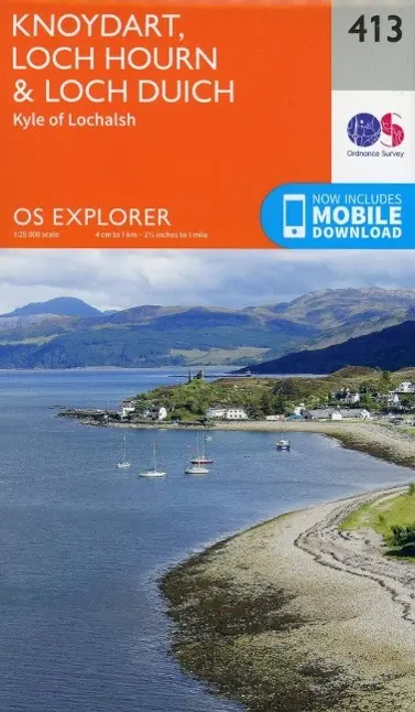 Cover: 9780319246481 | Knoydart, Loch Hourn and Loch Duich | Ordnance Survey | (Land-)Karte