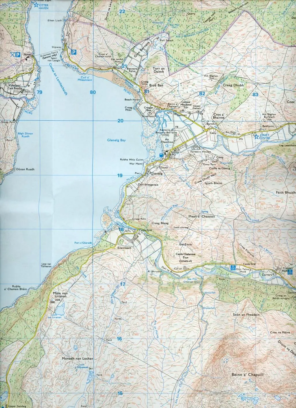 Bild: 9780319246481 | Knoydart, Loch Hourn and Loch Duich | Ordnance Survey | (Land-)Karte