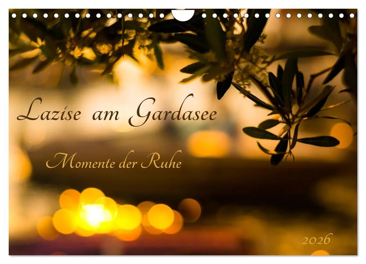 Cover: 9783457866481 | Lazise am Gardasee - Momente der Ruhe (Wandkalender 2026 DIN A4...