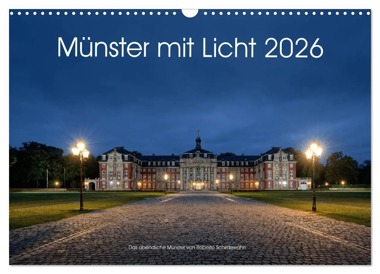 Cover: 9783457936481 | Münster mit Licht (Wandkalender 2026 DIN A3 quer), CALVENDO...