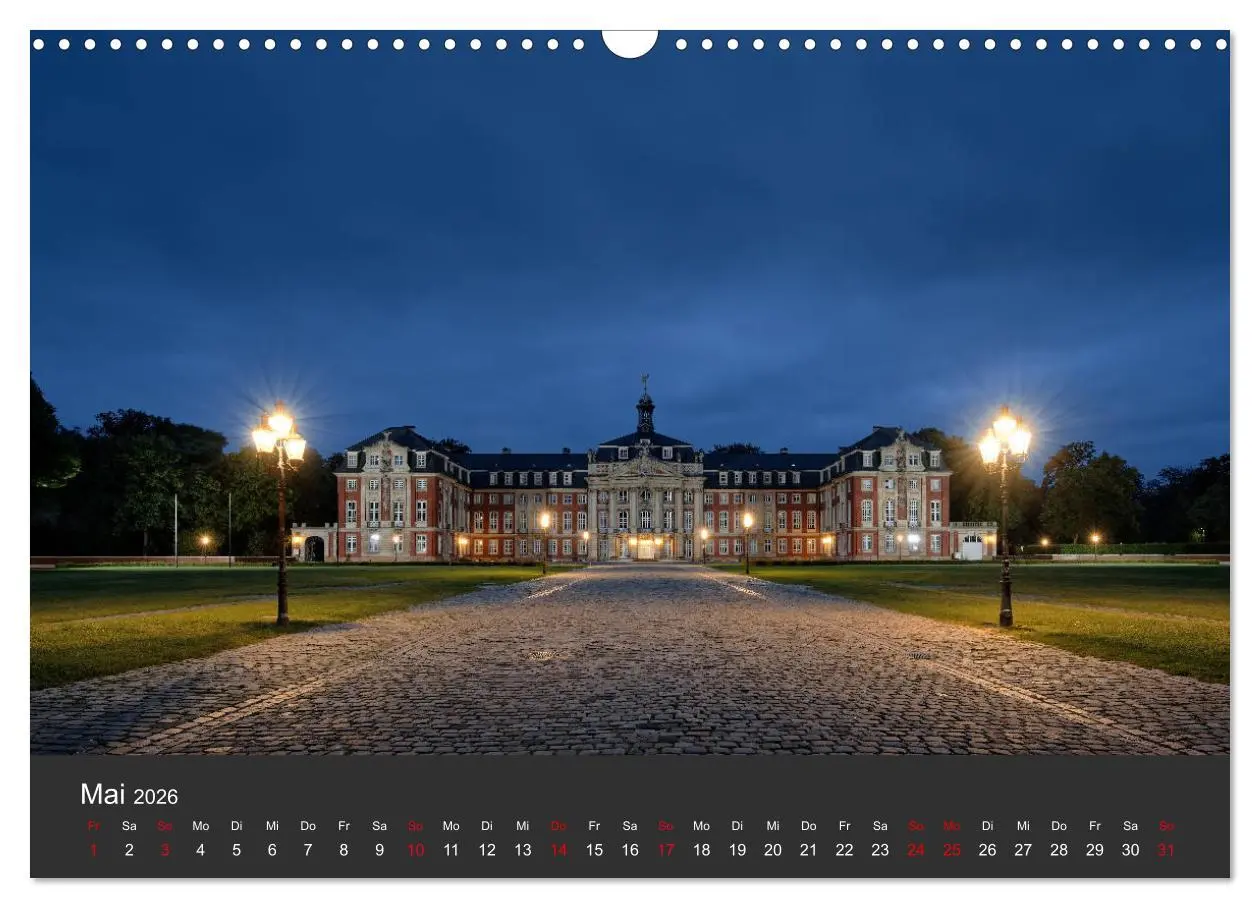 Bild: 9783457936481 | Münster mit Licht (Wandkalender 2026 DIN A3 quer), CALVENDO...