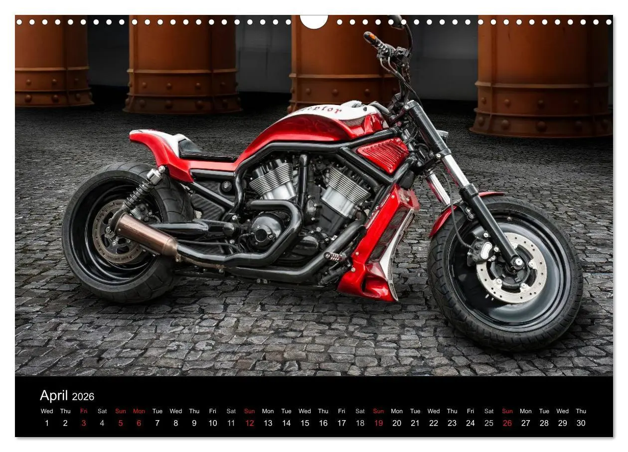 Bild: 9783516576481 | Motorbike Dreams (Wall Calendar 2026 DIN A3 landscape), CALVENDO 12...