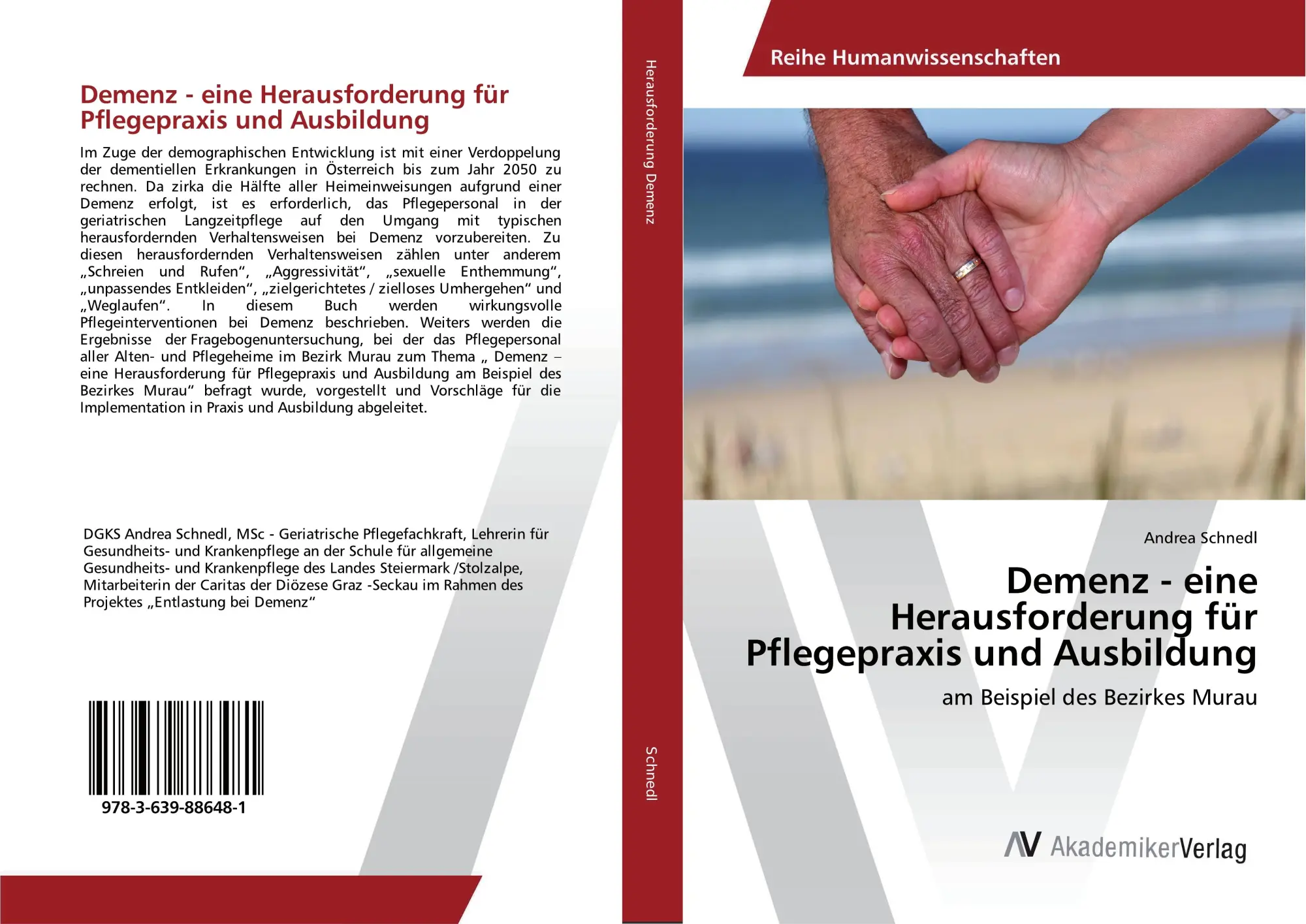 Cover: 9783639886481 | Demenz - eine Herausforderung für Pflegepraxis und Ausbildung | Buch