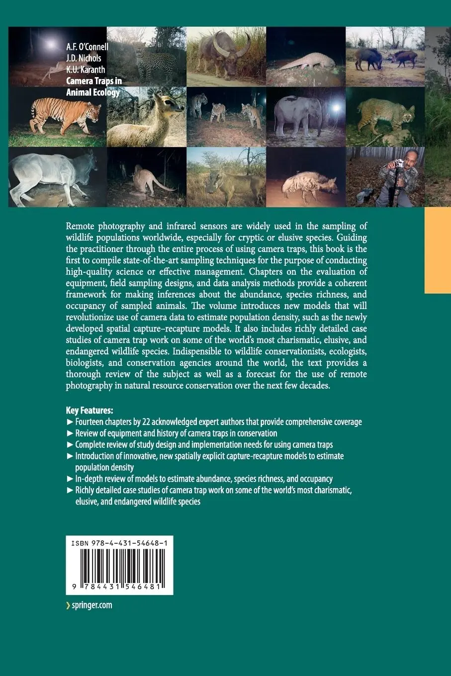 Rückseite: 9784431546481 | Camera Traps in Animal Ecology | Methods and Analyses | Taschenbuch
