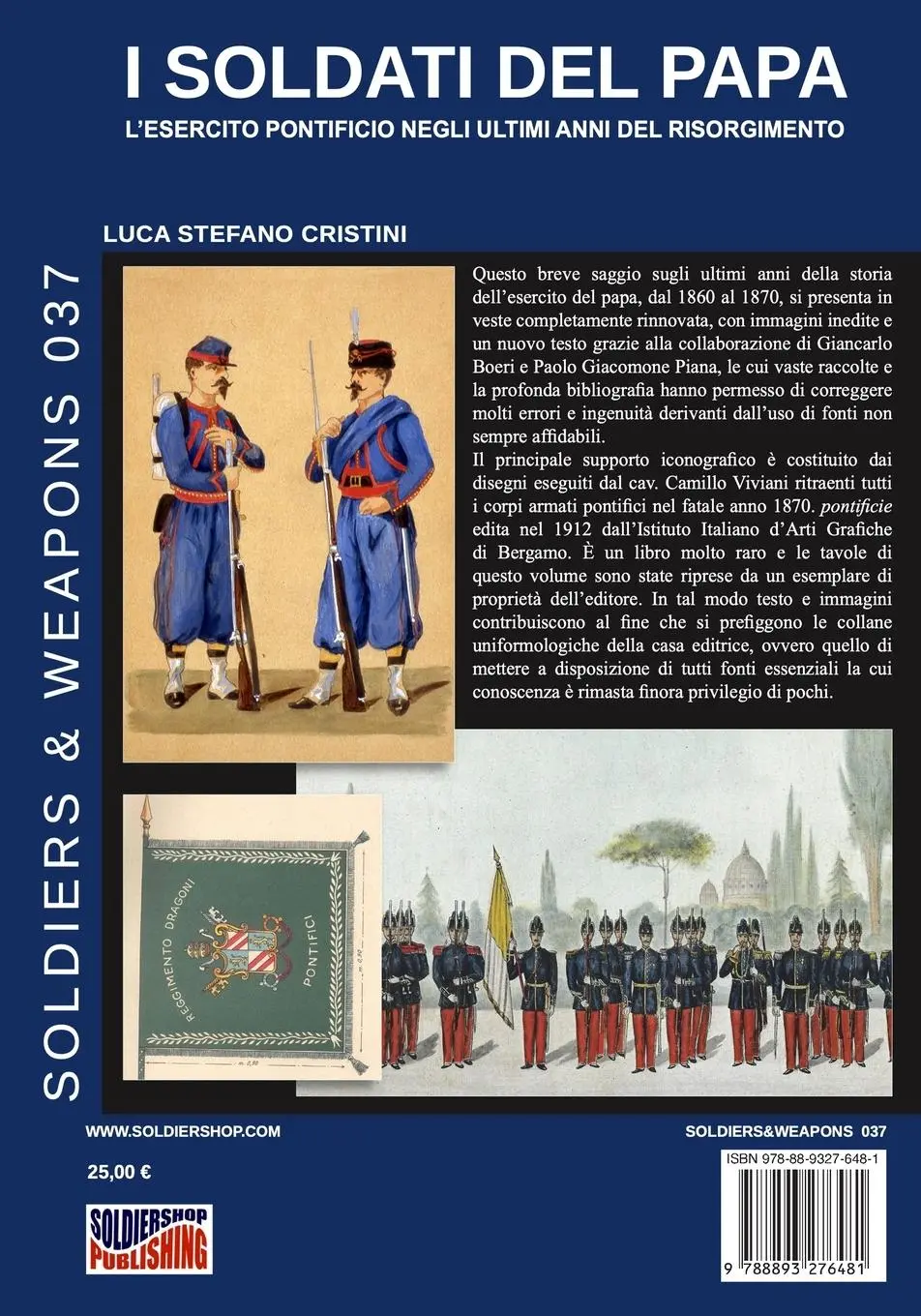 Rückseite: 9788893276481 | I soldati del Papa | Luca Stefano Cristini | Taschenbuch | Italienisch