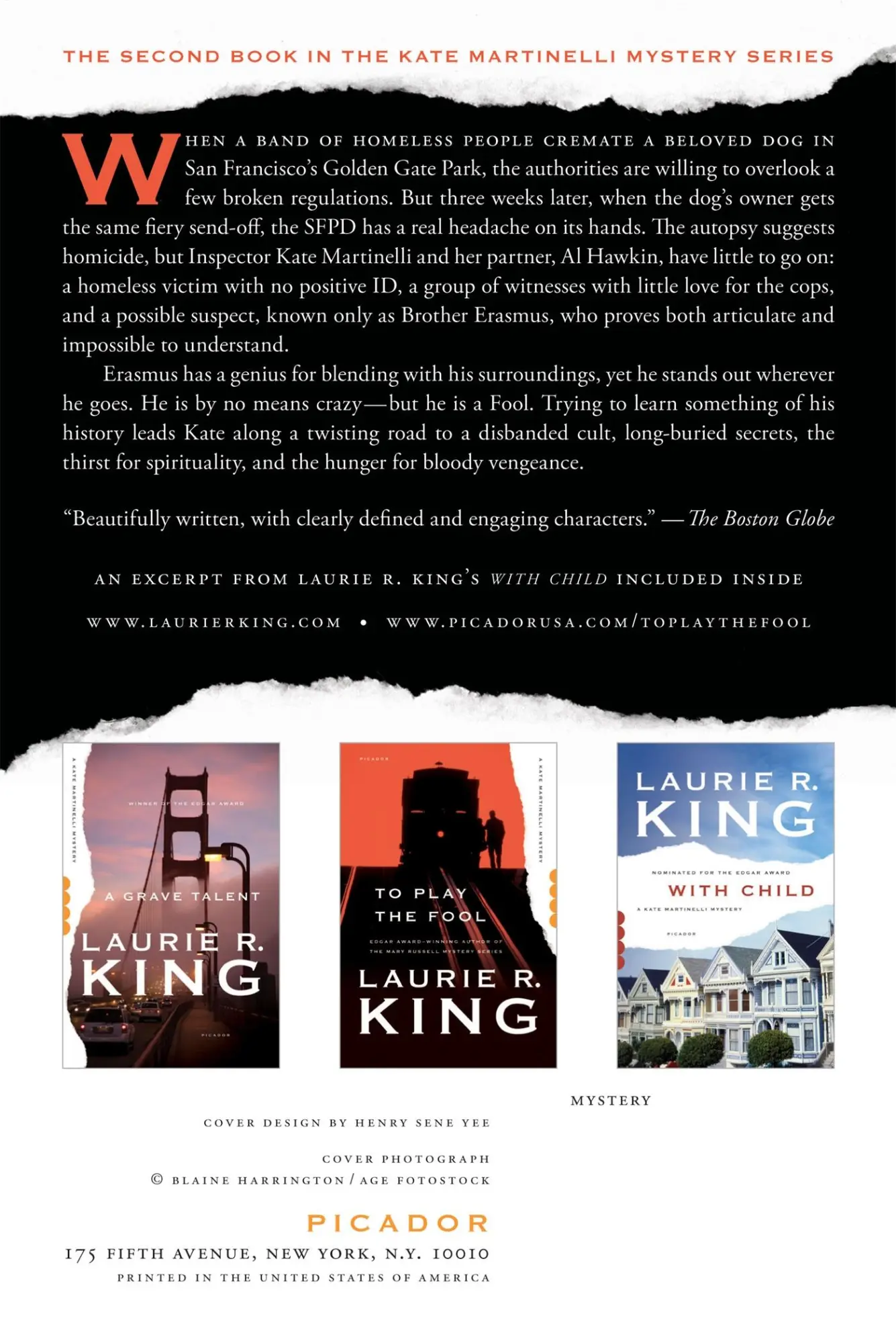 Rückseite: 9781250046581 | TO PLAY THE FOOL | Laurie R. King | Taschenbuch | Englisch | 2014