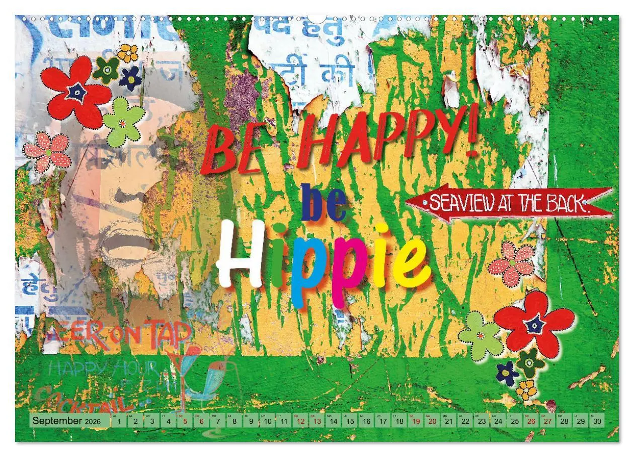 Bild: 9783457546581 | Love and Peace Liebe und Frieden (Wandkalender 2026 DIN A2 quer),...