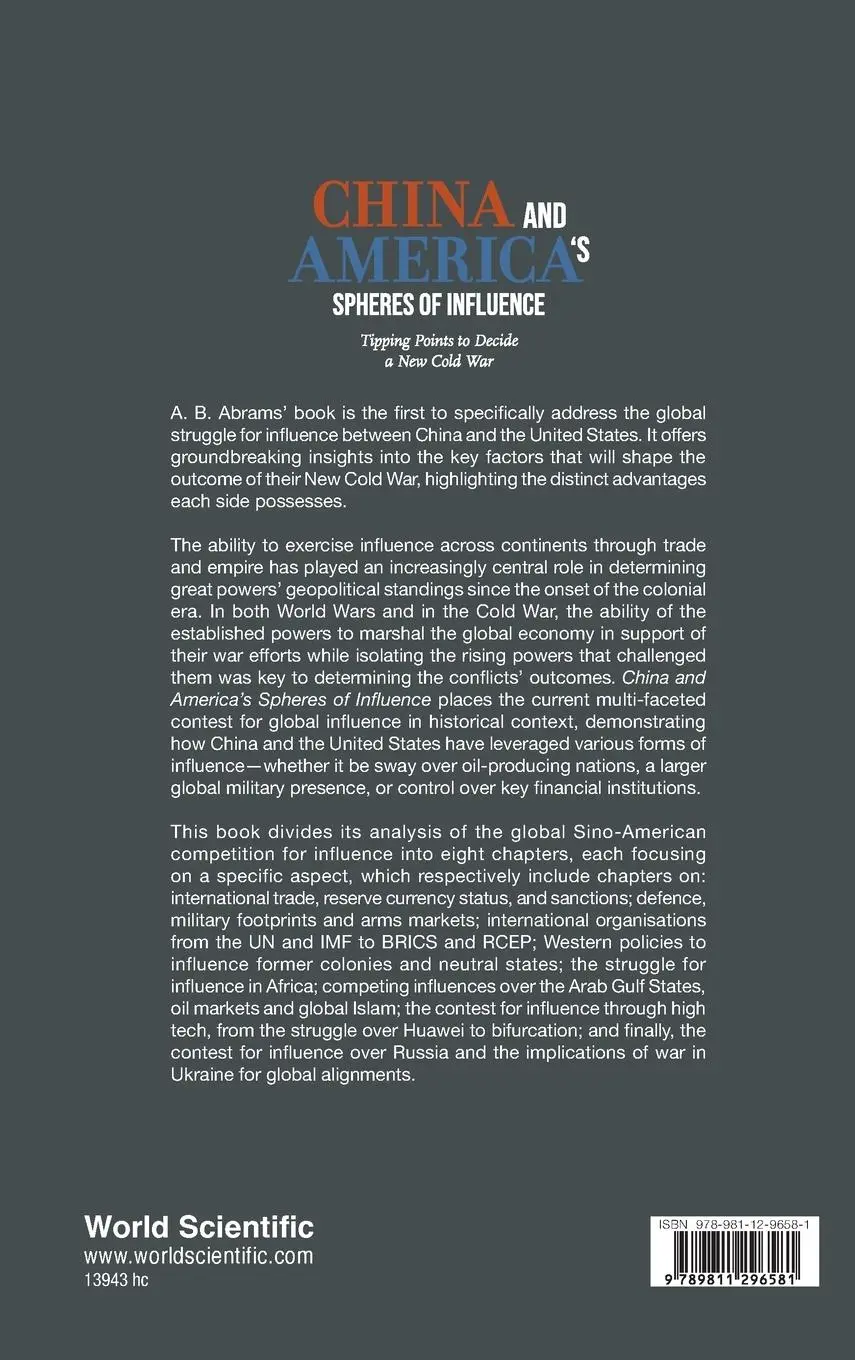 Rückseite: 9789811296581 | CHINA AND AMERICA'S SPHERES OF INFLUENCE | A B Abrams | Buch | 2024