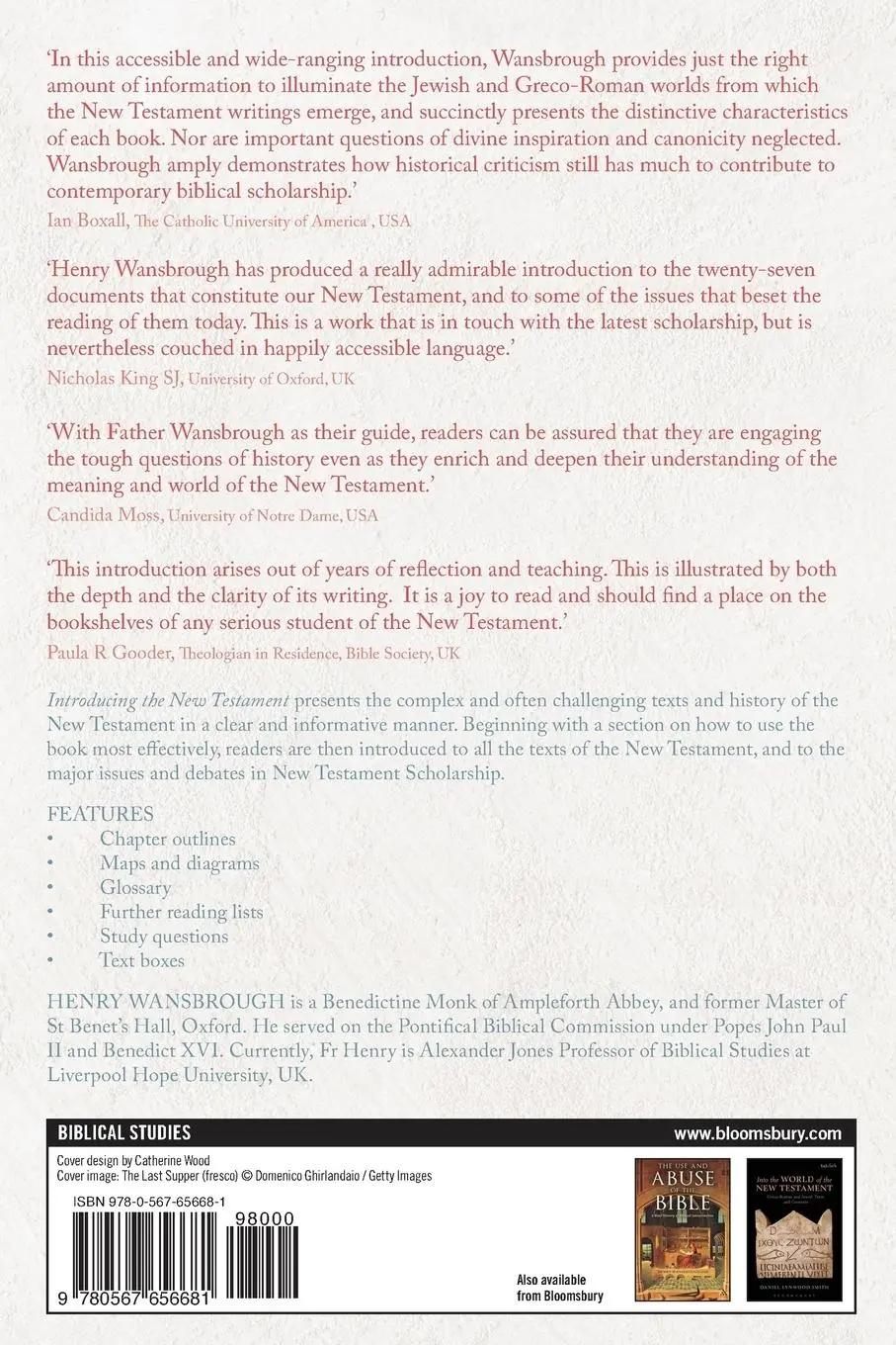 Rückseite: 9780567656681 | Introducing the New Testament | Henry Wansbrough | Taschenbuch | 2015