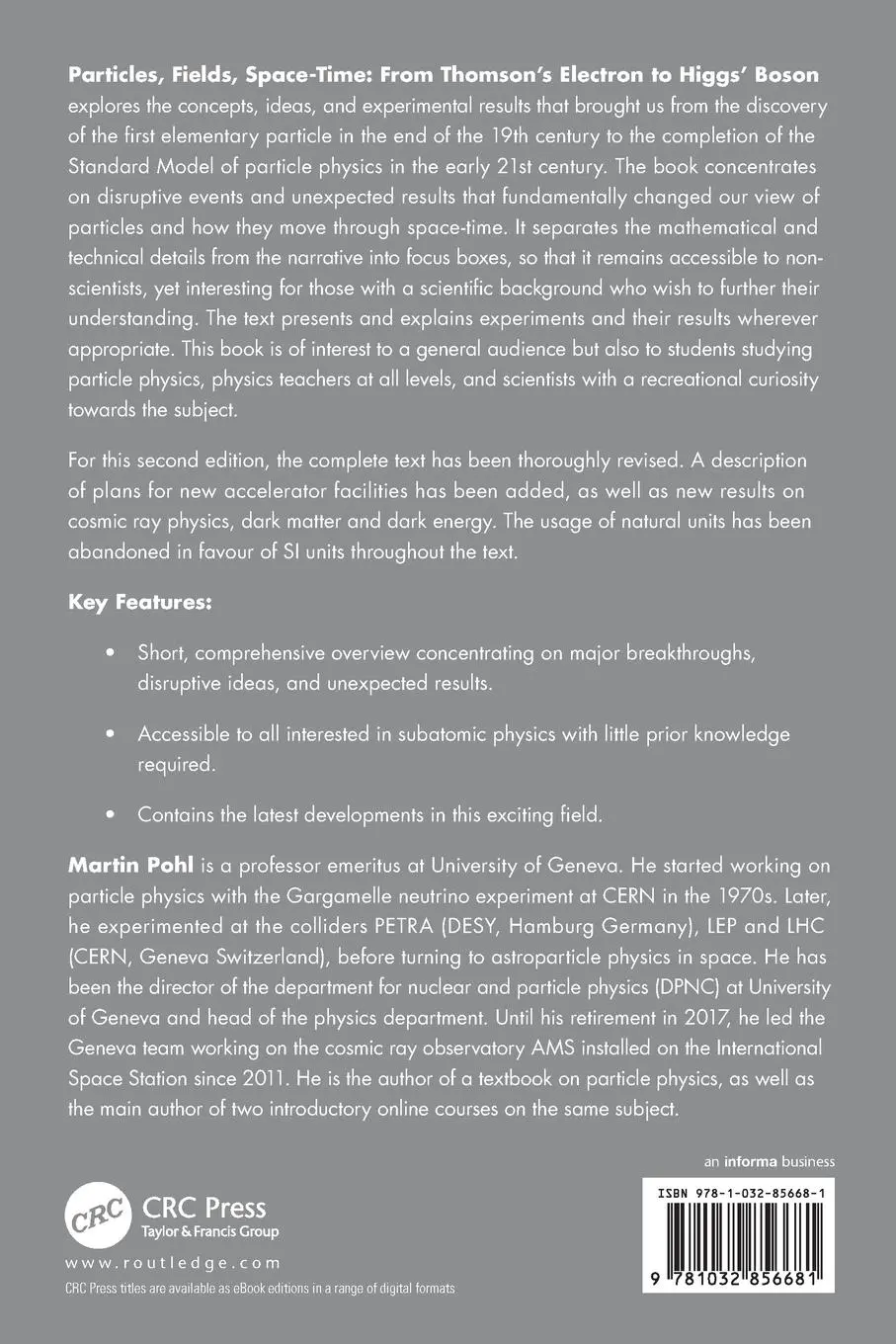 Rückseite: 9781032856681 | Particles, Fields, Space-Time | Martin Pohl | Taschenbuch | Englisch