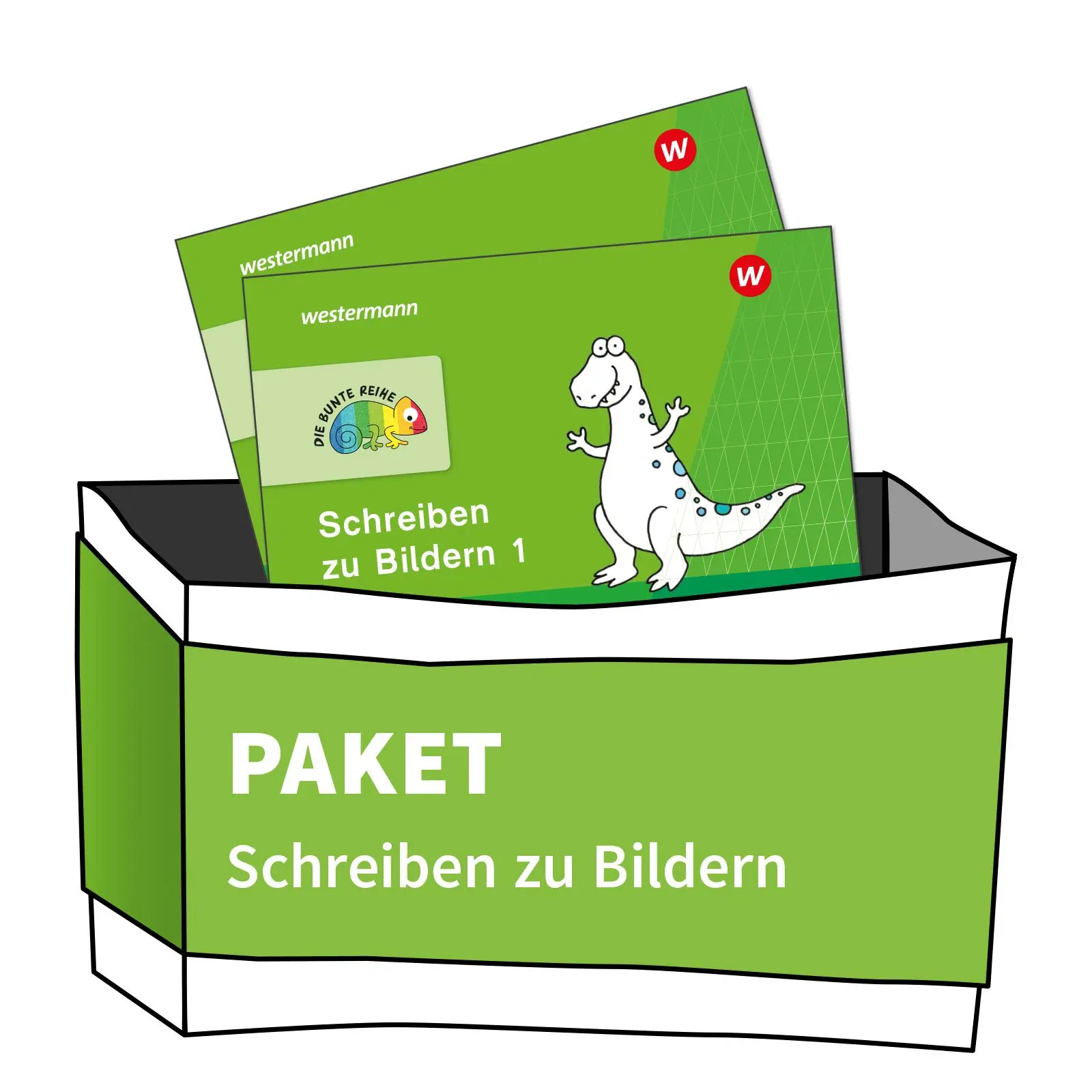 Cover: 9783141176681 | DIE BUNTE REIHE - Deutsch. Paket: Schreiben zu Bildern (2 Hefte)