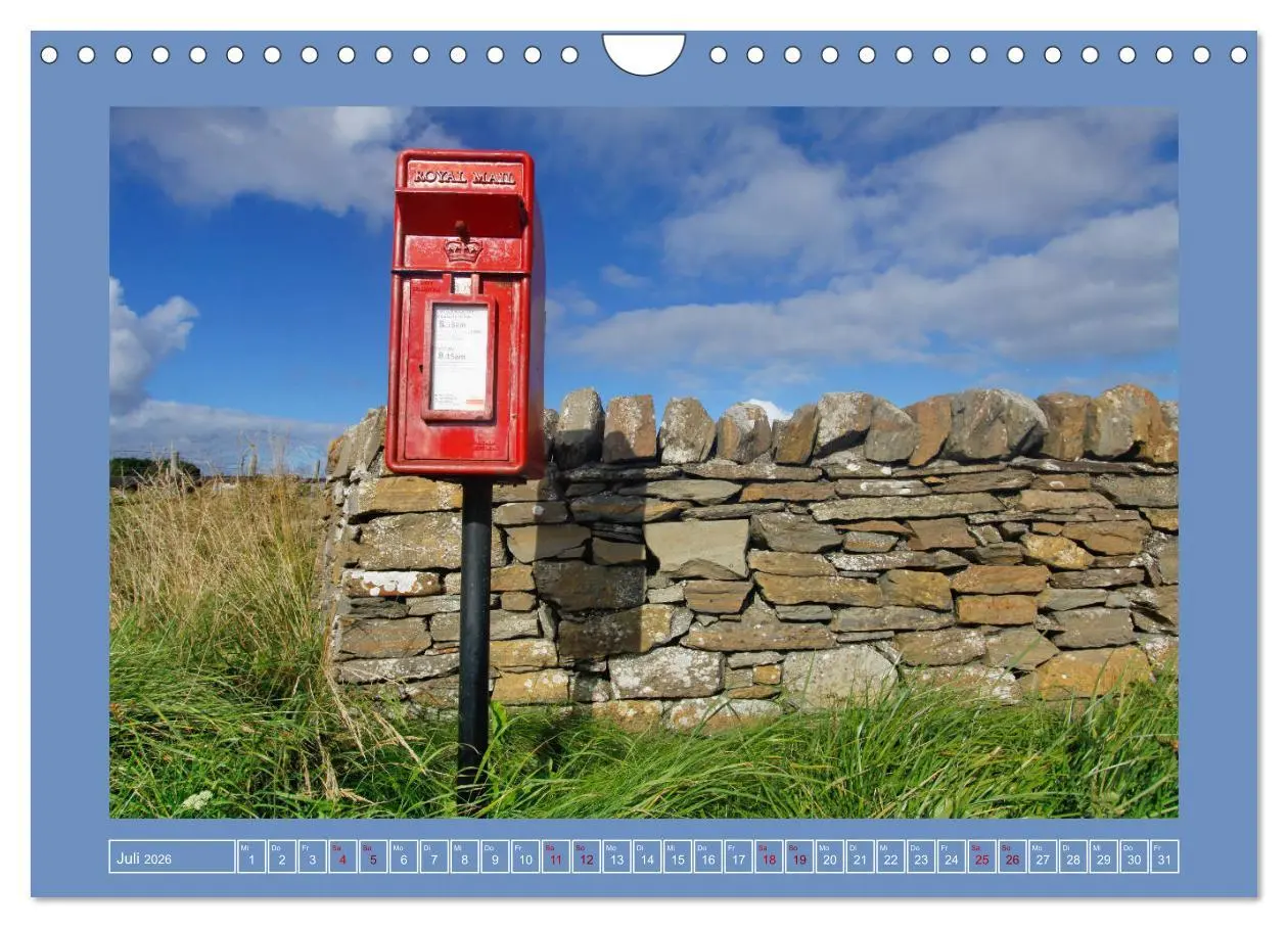 Bild: 9783457916681 | Sie haben Post - Briefkästen in Schottland (Wandkalender 2026 DIN...