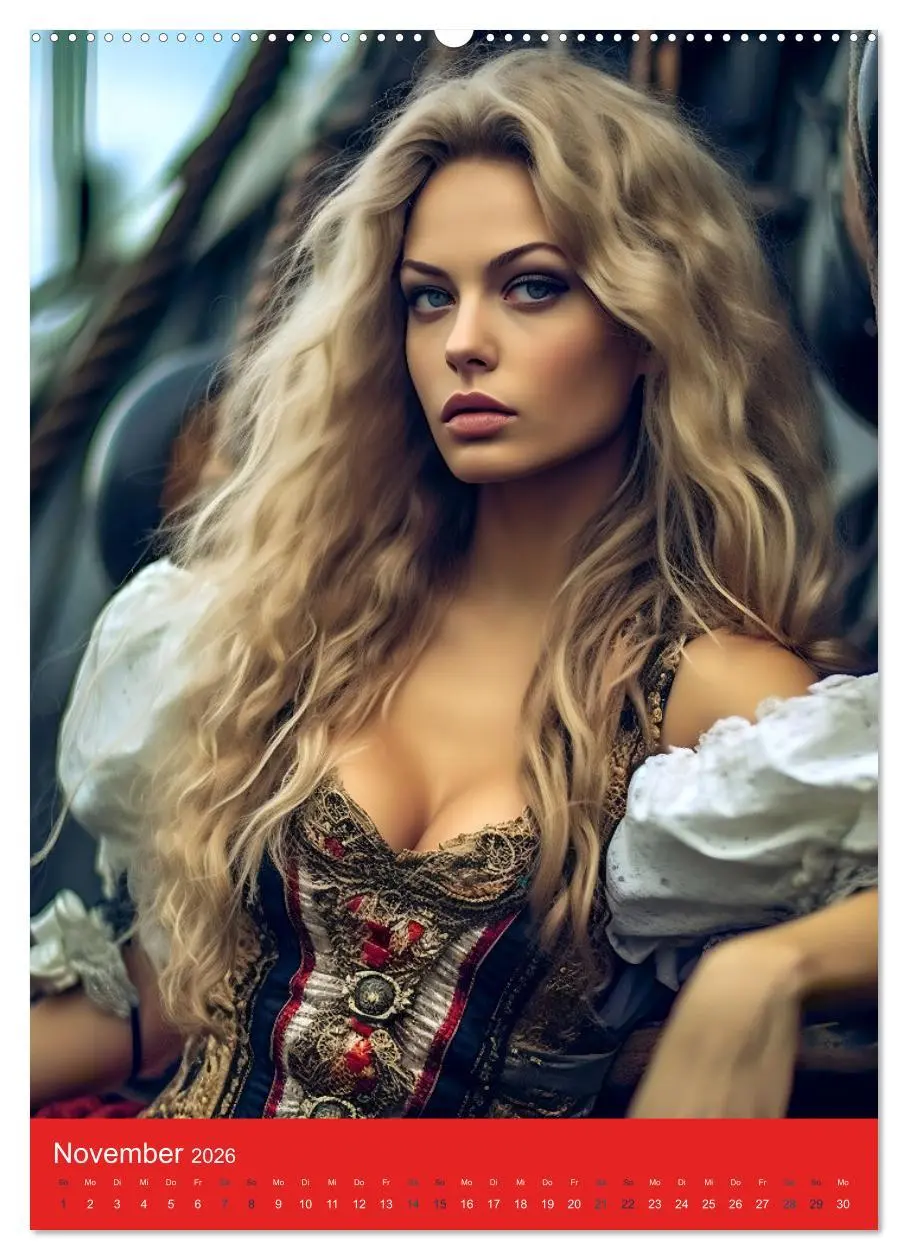 Bild: 9783516316681 | Piratenbräute Sehnsucht auf Meer (hochwertiger Premium Wandkalender...
