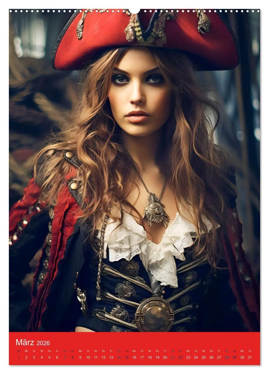Bild: 9783516316681 | Piratenbräute Sehnsucht auf Meer (hochwertiger Premium Wandkalender...