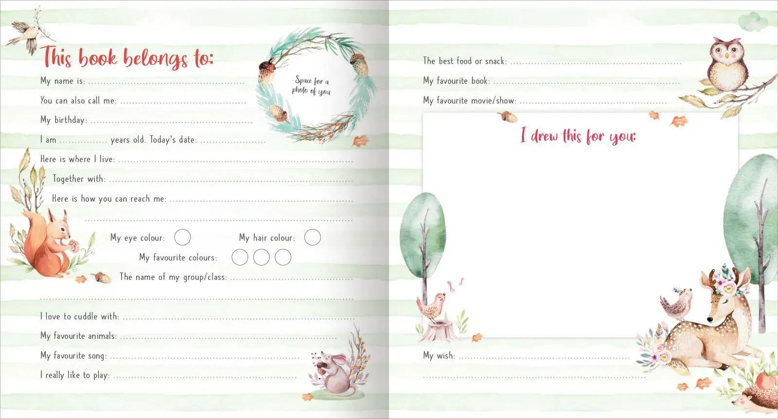 Bild: 4014489136781 | My First Friends - Watercolour Animals | English Edition | Buch | 2025