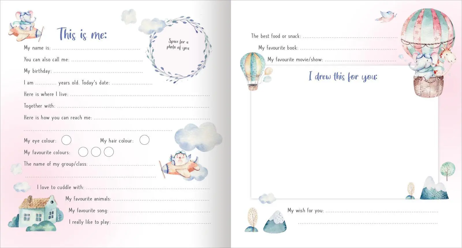 Bild: 4014489136781 | My First Friends - Watercolour Animals | English Edition | Buch | 2025