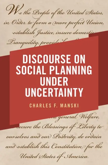 Cover: 9781009556781 | Discourse on Social Planning under Uncertainty | Charles F. Manski
