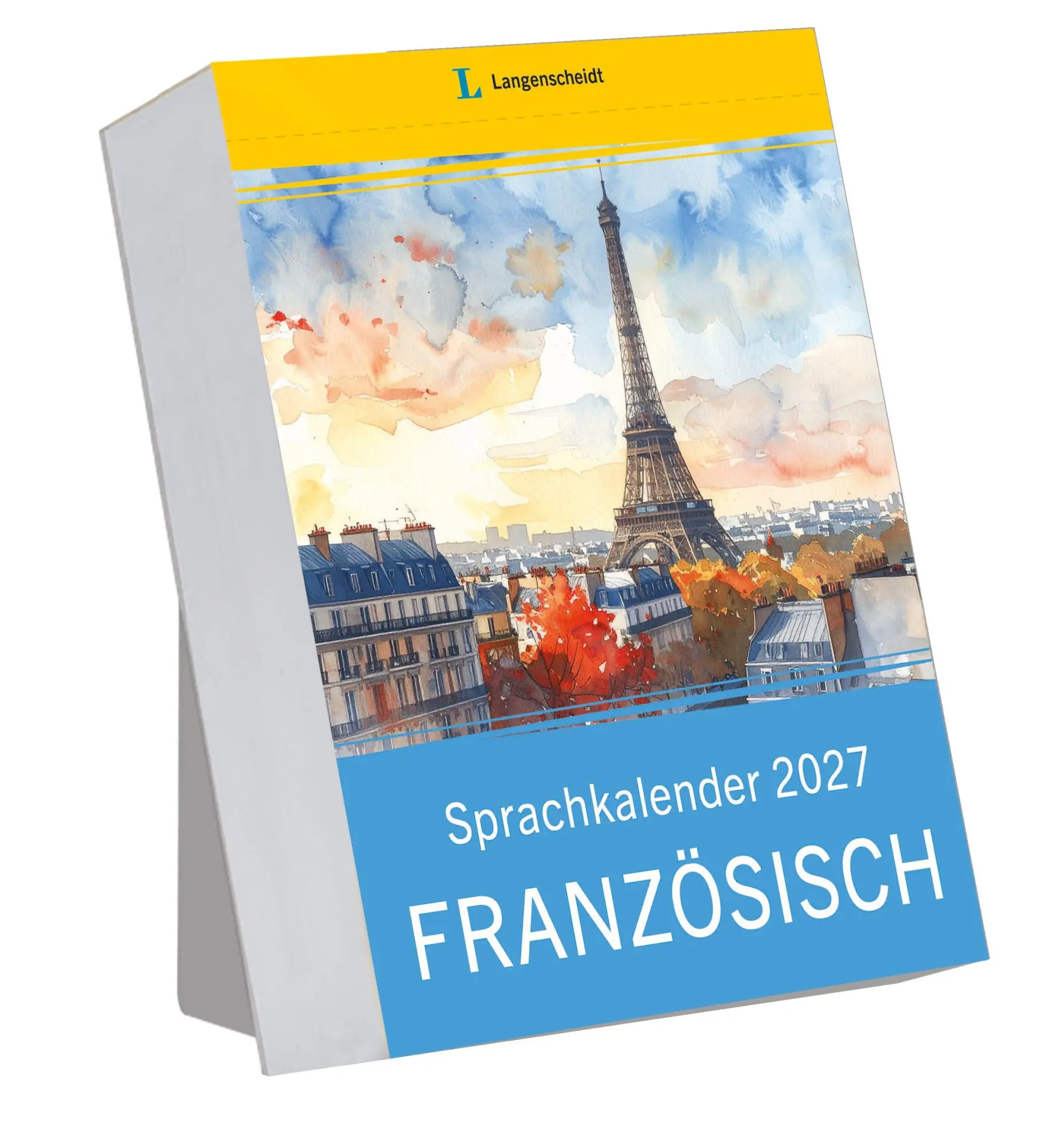 Cover: 9783125636781 | Langenscheidt Sprachkalender Französisch 2027 | Tagesabreißkalender