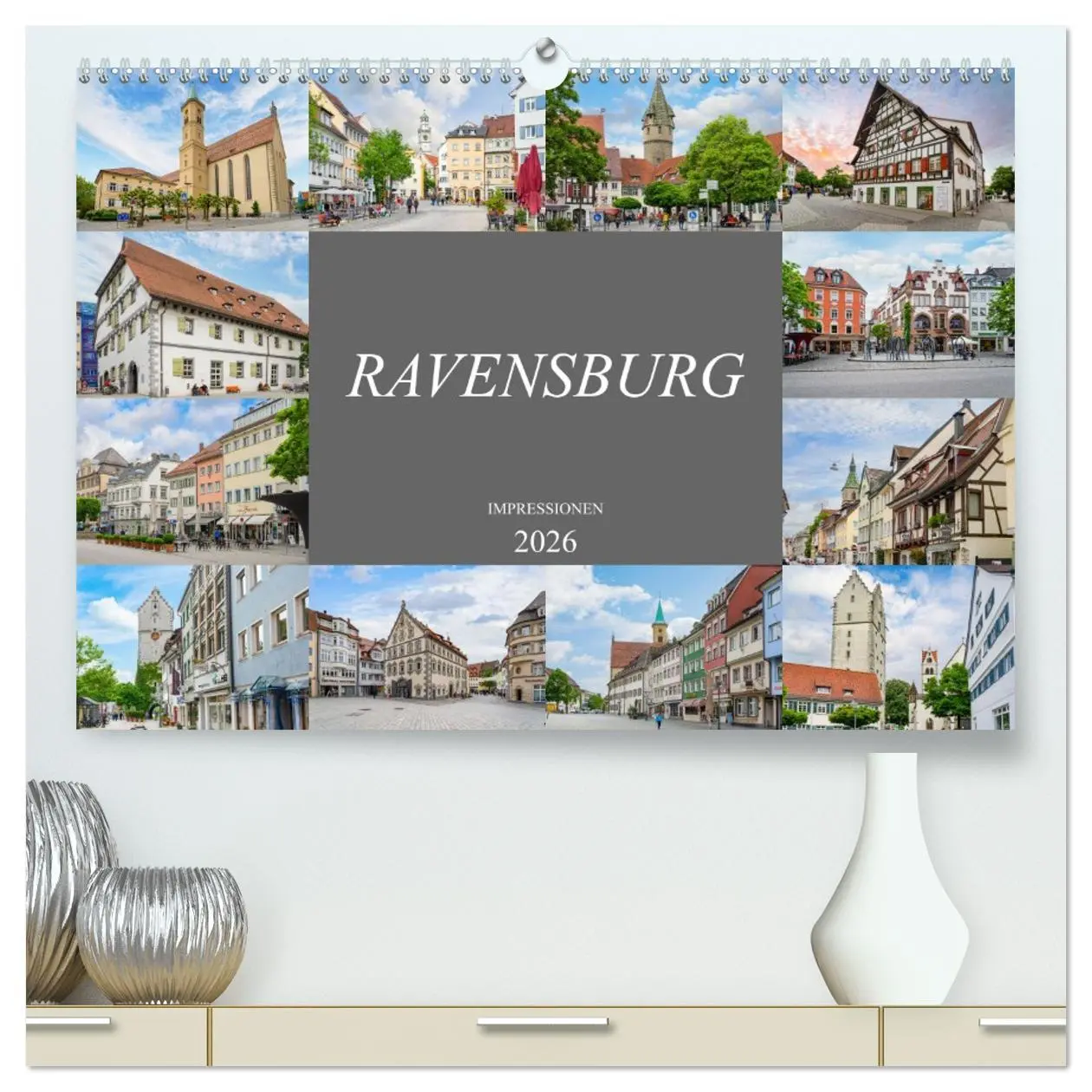 Cover: 9783457456781 | Ravensburg Impressionen (hochwertiger Premium Wandkalender 2026 DIN...