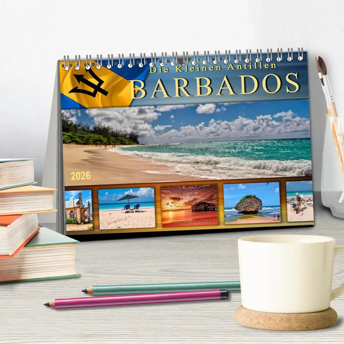 Bild: 9783457906781 | Die kleinen Antillen - Barbados (Tischkalender 2026 DIN A5 quer),...